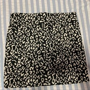 Animal Print Skirt
